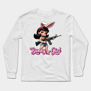 Tactical Bunny Girl Long Sleeve T-Shirt